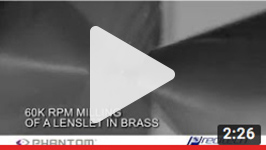 Slow motion ultra-precision micromilling video